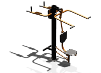 Уличный тренажер "Верхняя тяга Брусья Пресс" УТ339 в Воронеже