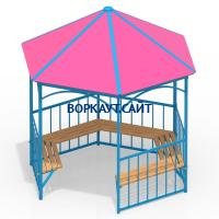 Беседка с лавками МАФ 4120 в Воронеже