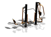 Уличный тренажер "Жим ногами Шагомер Жим от груди" УТ333 в Воронеже