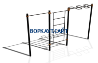Спортивный комплекс воркаут ВС-129 в Воронеже