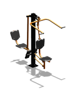 Уличный тренажер "Верхняя тяга Жим ногами" УТ322 в Воронеже