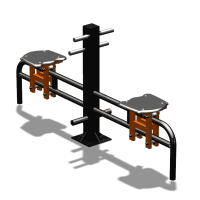 Уличный тренажер  "Каталка двойная"   УТ215 в Воронеже