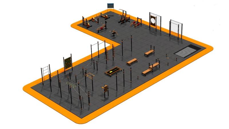 Дизайн проект спортплощадки Угловая в Воронеже