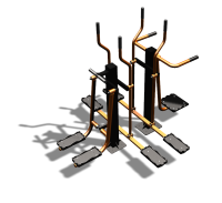 Уличный тренажер "Шпагат Маятник Лыжник двойной" УТ335 в Воронеже