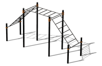 Спортивный комплекс воркаут ВС-192 в Воронеже Спортивный комплекс воркаут ВС-192 в Воронеже