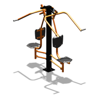 Уличный тренажер  "Верхняя тяга двойная"  УТ207 в Воронеже