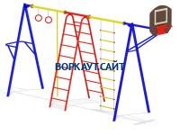 Гимнастический комплекс с баскетбольным щитом МАФ 3001 в Воронеже