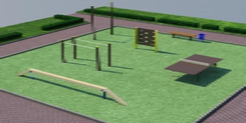 Проект спортплощадки мини спорт  в Воронеже