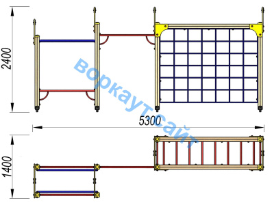 Детский спортивный комплекс Атлет ДСК 3106 в Воронеже
