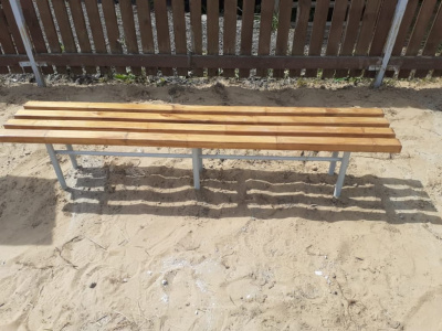 Двухметровая лавочка без спинки 2 м МАФ 1602 в Воронеже