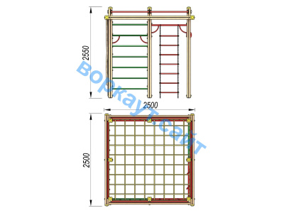 Детский спортивный комплекс ДСК 3110 в Воронеже Детский спортивный комплекс ДСК 3110 в Воронеже