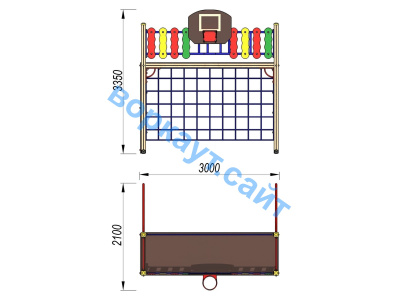 Детский спортивный комплекс ДСК 3101 в Воронеже