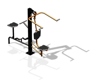 Уличный тренажер "Верхняя тяга Вело" УТ340 в Воронеже