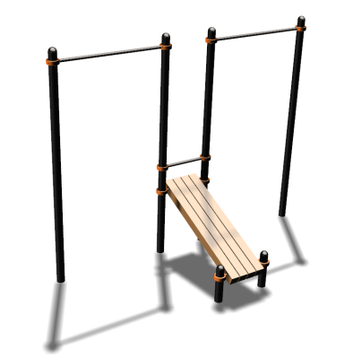 Воркаут турники со скамьей для пресса ВС-27 в Воронеже