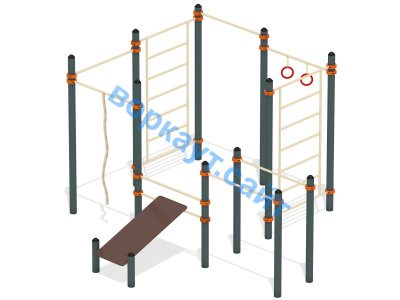 Спортивный комплекс воркаут ВС-47 в Воронеже