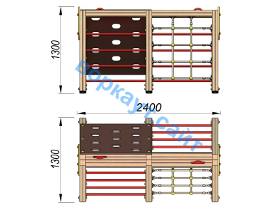 Детский спортивный комплекс ДСК 3203 в Воронеже