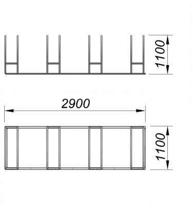 Велопарковка МАФ 6002 в Воронеже