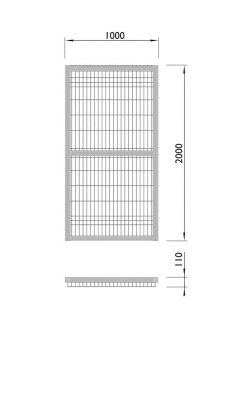 Калитка спортивной площадки МАФ 5105 в Воронеже