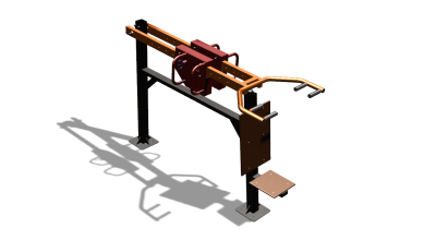 Силовой уличный тренажер  "Жим сидя"  УТ412 в Воронеже