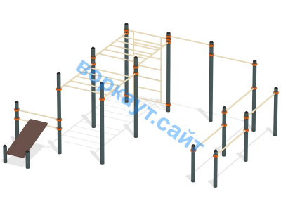 Спортивный комплекс воркаут ВС-50 в Воронеже