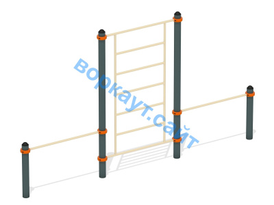 Шведская стенка с перекладинами ВС-13 в Воронеже