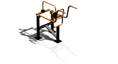 Силовой уличный тренажер  "Приседания"  УТ404 в Воронеже