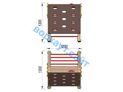 Детский спортивный комплекс ДСК 3202 в Воронеже