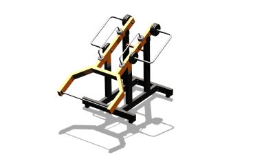 Силовой уличный тренажер  "Мультиштанга"  УТ417 в Воронеже
