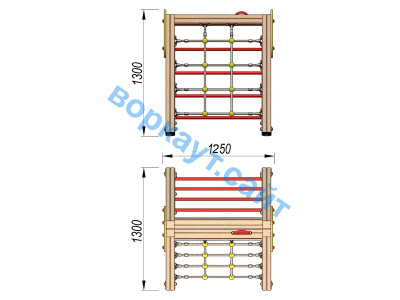 Детский спортивный комплекс ДСК 3201 в Воронеже