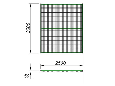 Ограждение спортивной площадки 2500х3000 МАФ 5103 в Воронеже