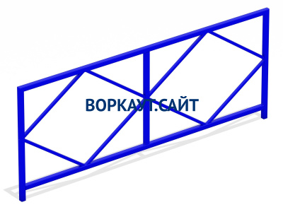 Ограждение площадки МАФ 5001 в Воронеже