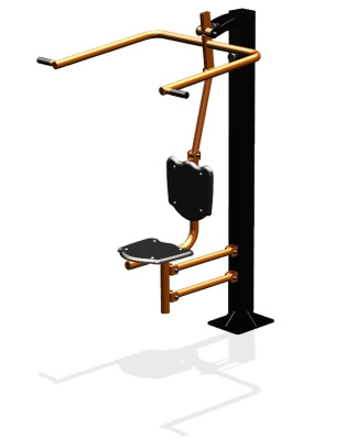 Уличный тренажер "Верхняя тяга одинарный" УТ 114 в Воронеже