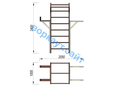 Детский спортивный комплекс 3 в 1 ДСК 3103 в Воронеже
