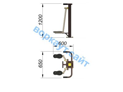 Уличный тренажер Атлетический комплекс УТ 010 в Воронеже