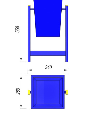 Урна МАФ 1630 в Воронеже