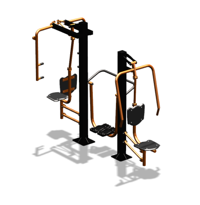 Уличный тренажер "Жим от себя Шагомер Баттерфляй" УТ303 в Воронеже