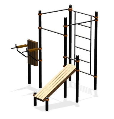 Спортивный комплекс воркаут ВС-64 в Воронеже