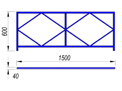 Ограждение площадки МАФ 5001 в Воронеже