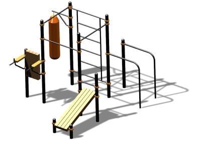 Спортивный комплекс воркаут ВС-93 в Воронеже