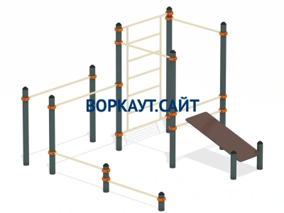 Спортивный комплекс воркаут ВС-43 в Воронеже