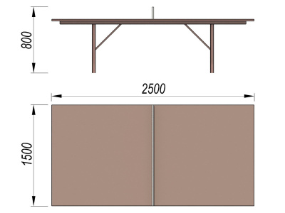 Теннисный стол МАФ 3517 в Воронеже