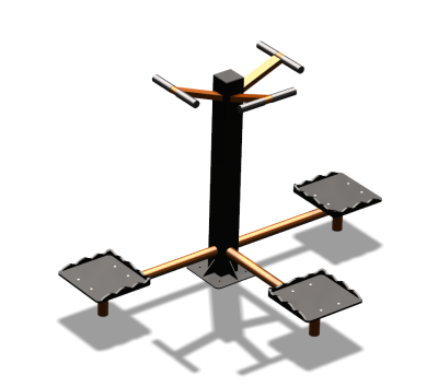 Уличный тренажер "Твистер тройной" УТ337 в Воронеже