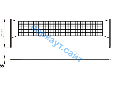 Волейбольные стойки СИО 3515 в Воронеже