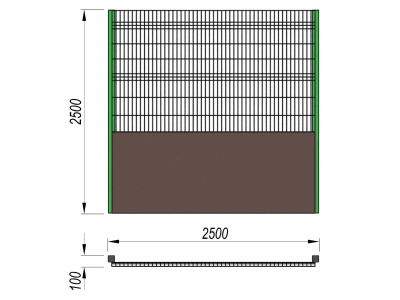 Ограждение хоккейной коробки МАФ 5202 в Воронеже