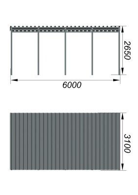 Теневой навес трибун МАФ 4130 в Воронеже