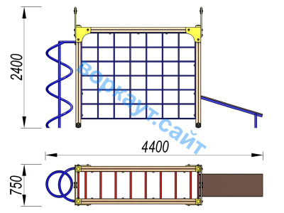 Детский спортивный комплекс Юниор ДСК 3105 в Воронеже