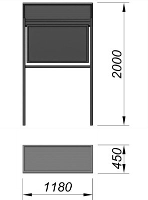 Информационный стенд МАФ 6006 в Воронеже
