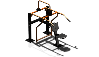 Силовой уличный тренажер  "Жим вверх сидя"  УТ403 в Воронеже